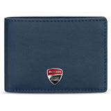 Ducati Wallet Corse Blue Genuine Leather For Men DTLGW2201008
