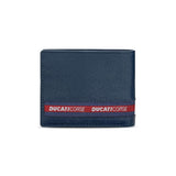 Ducati Wallet Corse Blue Genuine Leather For Men DTLGW2201102
