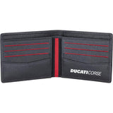 Ducati Wallet Corse Blue Genuine Leather For Men DTLUG2000202