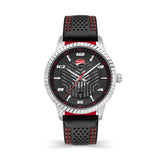 Ducati Corse Black Dial Leather Strap Men Watch DTWGB0000405