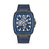 Ducati Men's Blue Analog Leather Strap Watch DTWGB0000703