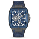 Ducati Men's Blue Analog Leather Strap Watch DTWGB0000703