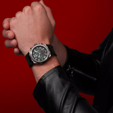 Ducati Green Dial Black Silicone Strap Men's Watch - Chronograph | DTWGC0002001