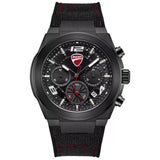 Ducati Black Silicone Strap Men's Watch - Chronograph | DTWGC0002003