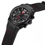 Ducati Black Silicone Strap Men's Watch - Chronograph | DTWGC0002003