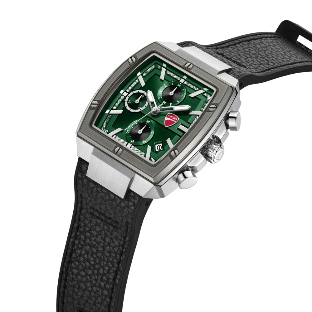 Ducati Black High Quality Silicon Strap Men's Watch - Chronograph | DTWGC0003401
