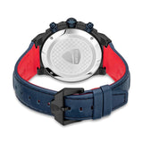 Ducati Corse Chronograph Blue Dial Leather Strap Men Watch DTWGF2019203