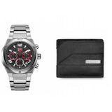 Ducati Corse Stainless Steel Strap Men's Watch - With Wallet | DTWGI0002401-702 SET