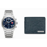 Ducati Corse Stainless Steel Strap Men's Watch - With Wallet | DTWGI0003102-1502SET