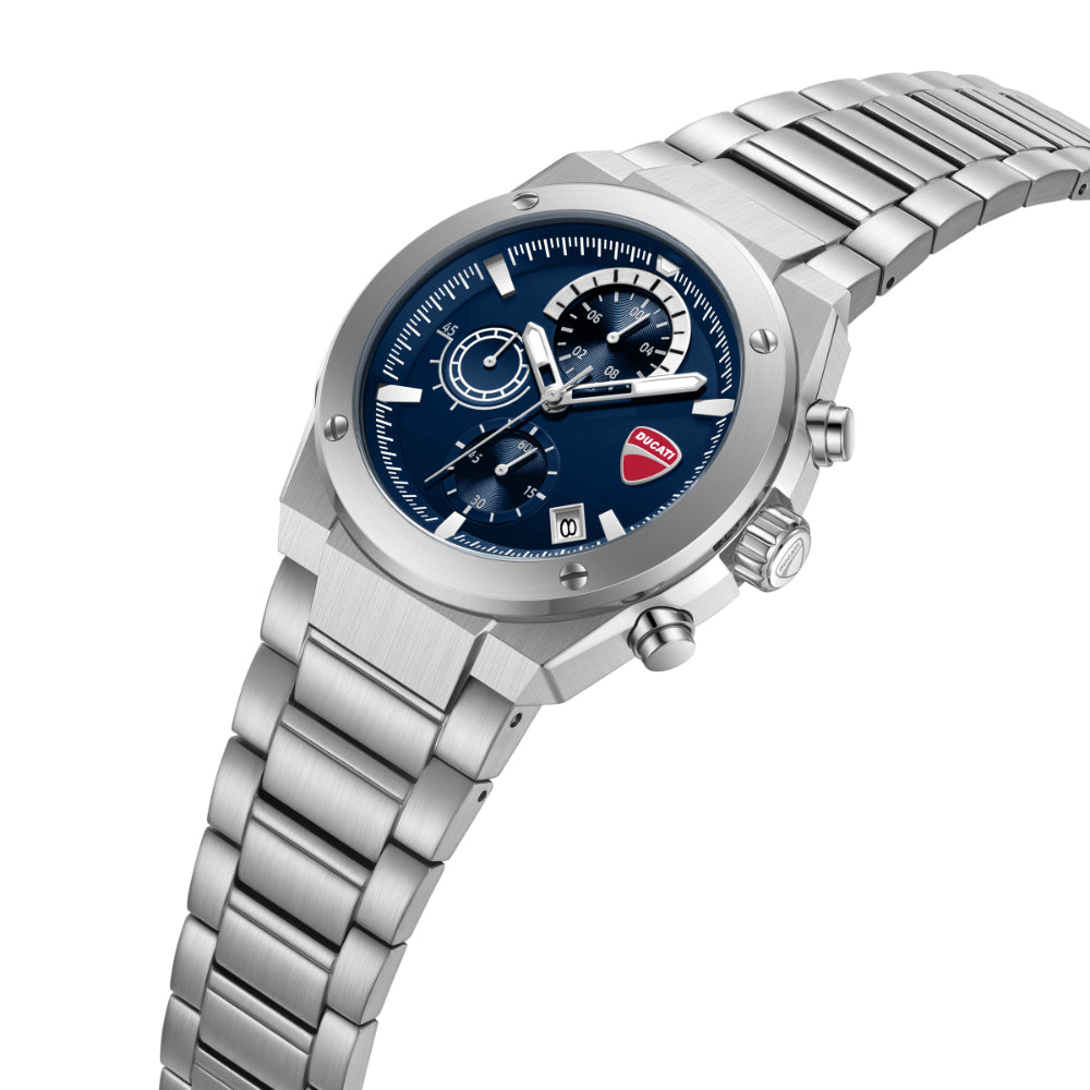 Ducati Extreme Sports Blue Dial Stainless Steel Strap Men's Watch DTWGI0003102