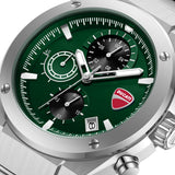 Ducati Extreme Sports Green Dial Stainless Steel Strap Men's Watch DTWGI0003103