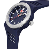 Ducati Corse Blue Dial & Rubber Strap Men Watch DTWGN0000504