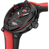 Ducati Corse Black Dial Red Silicone Strap Men Watch DTWGN2018904