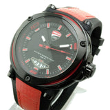 Ducati Corse Black Dial Red Silicone Strap Men Watch DTWGN2018904