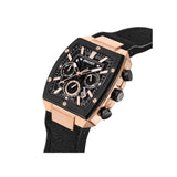 Ducati Chronograph Black Strap Rose Gold Square Dial Watch DTWGO0001005