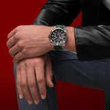 Ducati Corse Green Silicone Strap Men's Watch - Chronograph | DTWGO0001603