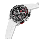 Ducati Corse White Silicone Strap Men's Watch - Chronograph | DTWGO0001702