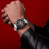 Ducati Corse White Silicone Strap Men's Watch - Chronograph | DTWGO0001702