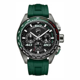Ducati Corse Green Silicone Strap Men's Watch - Tachymeter | DTWGO0001704