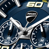 Ducati Corse Blue Silicone Strap Men's Watch - Tachymeter | DTWGO0001705