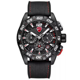 Ducati Corse Black Silicone Strap Men's Watch - Chronograph | DTWGO0001801