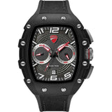 Ducati Corse Black Silicone Strap Men's Watch - Dual Time | DTWGO0001902