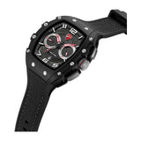 Ducati Corse Black Silicone Strap Men's Watch - Dual Time | DTWGO0001902
