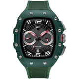 Ducati Corse Green Silicone Strap Men's Watch - Dual Time | DTWGO0001904