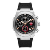 Ducati Chronograph Black Dial Silicone Strap Men's Watch DTWGO0003101