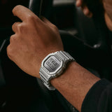 Casio G-Shock 5600 Series Silver Resin Strap Men Watch DW-5600FF-8DR