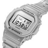 Casio G-Shock 5600 Series Silver Resin Strap Men Watch DW-5600FF-8DR
