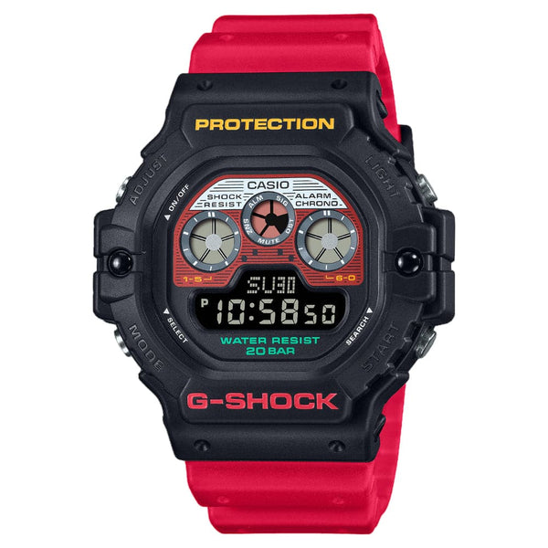 Casio G-Shock Digital Red Resin Strap Men Watch DW-5900MT-1A4DR