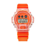 Casio G-Shock Digital Orange Resin Strap Unisex Watch DW-6900GL-4DR