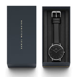 Daniel Wellington Black Dial Leather Strap Men Watch DW00100145