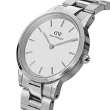 Daniel Wellington White Dial Silver Stainless Steel Strap Men Watch DW00100341 (40mm)