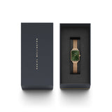 Daniel Wellington Green Dial Stainless Steel Mesh Strap Women's Watch DW00100445
