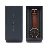 Daniel Wellington Classic St Mawe's Leather Strap Men's Watch DW00100543