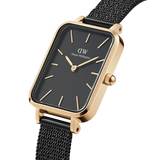 Daniel Wellington Quadro Pressed Ashfield Gold Women's Watch DW00100558