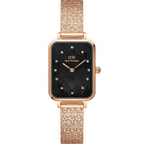 Daniel Wellington Quadro Lumine Pressed Piano Mop Women Watch DW00100579