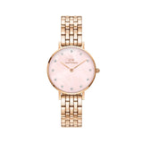 Daniel Wellington Petite Lumine Rose Gold Stainless Steel Strap Women Watch DW00100617