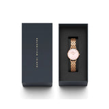 Daniel Wellington Petite Lumine Rose Gold Stainless Steel Strap Women Watch DW00100617