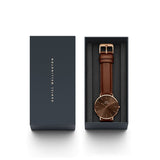 Daniel Wellington Brown Dial Leather Strap Men Watch DW00100627 (40mm)