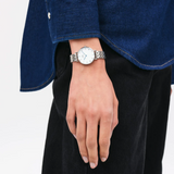 Daniel Wellington Petite Roman Numerals 5-Link Silver Strap Women's Watch DW00100685