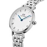 Daniel Wellington Petite Roman Numerals 5-Link Silver Strap Women's Watch DW00100685