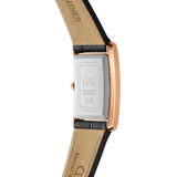 Daniel Wellington Bound Black Crocodile Leather Strap Unisex Watch DW00100693