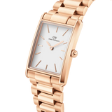 Daniel Wellington Bound 3-Link Rose Gold Strap Unisex Watch DW00100702 (35mm)