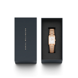Daniel Wellington Bound 3-Link Rose Gold Strap Unisex Watch DW00100702 (35mm)