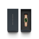 Daniel Wellington Bound 9-Link Emerald Sunray Strap Women Watch DW00100704 (32mm)