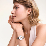 Daniel Wellington Petite Lune Sterling Silver Strap Women's Watch DW00100772