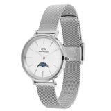 Daniel Wellington Petite Lune Sterling Silver Strap Women's Watch DW00100772